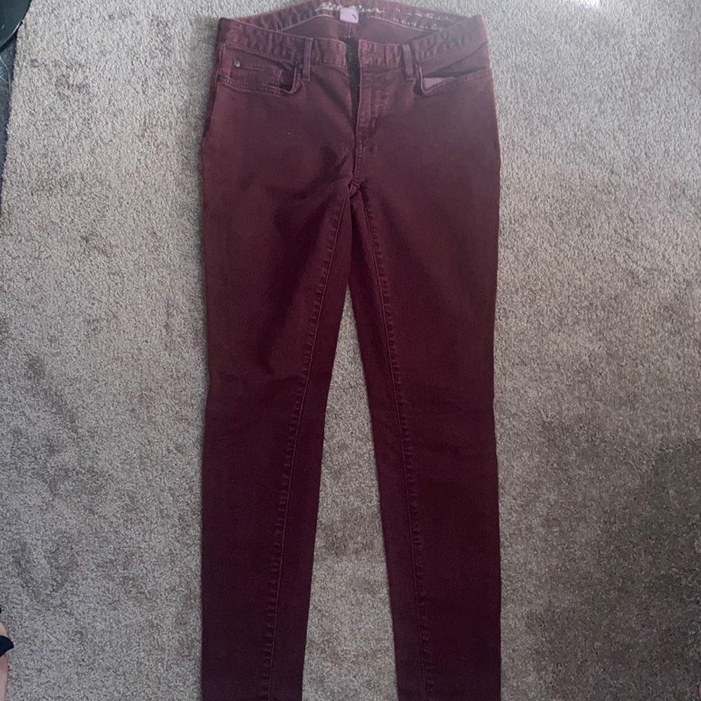 Eddie Bauer maroon pants
